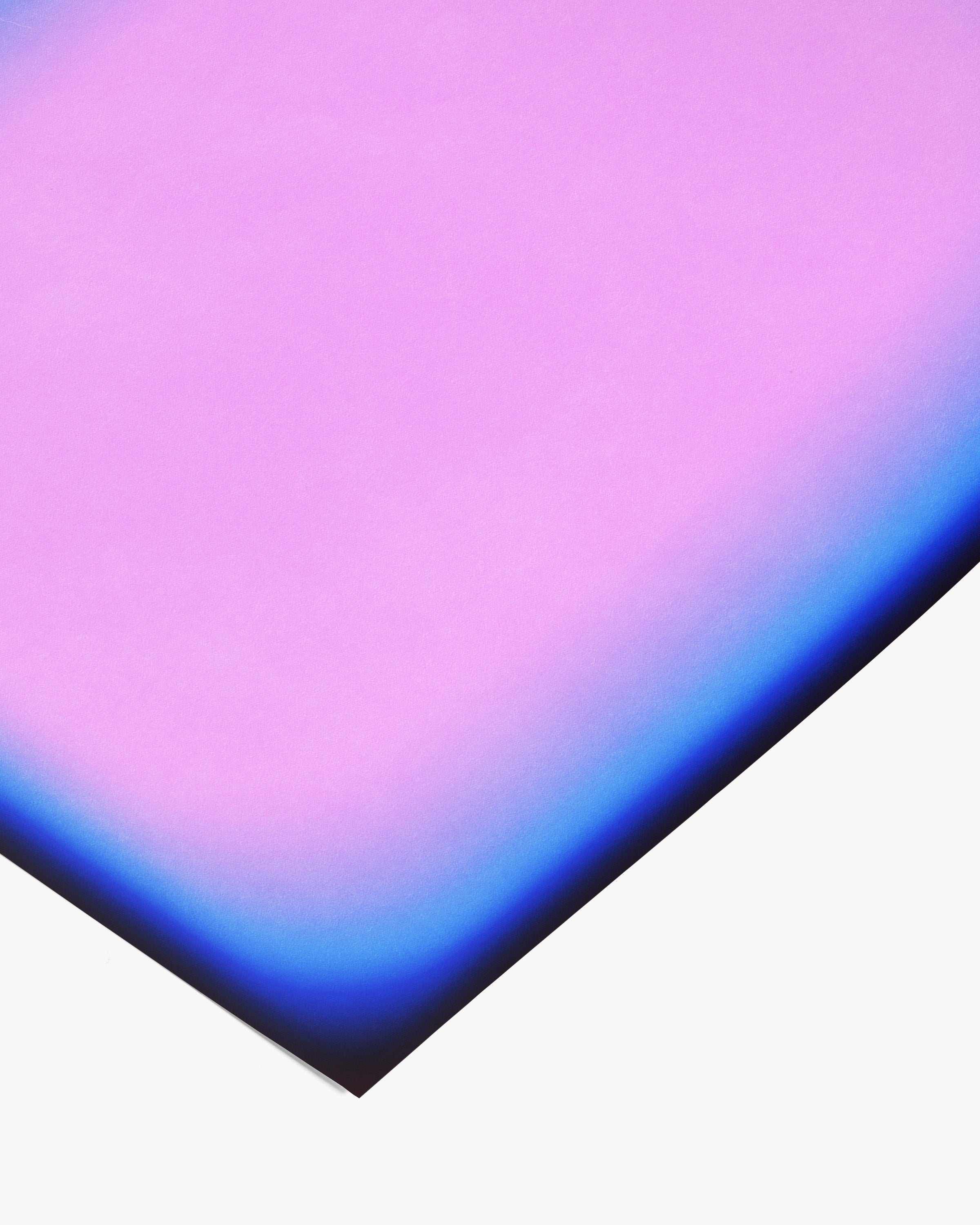 Side view of unframed Homage (2025) fine art giclée print on enhanced matte paper