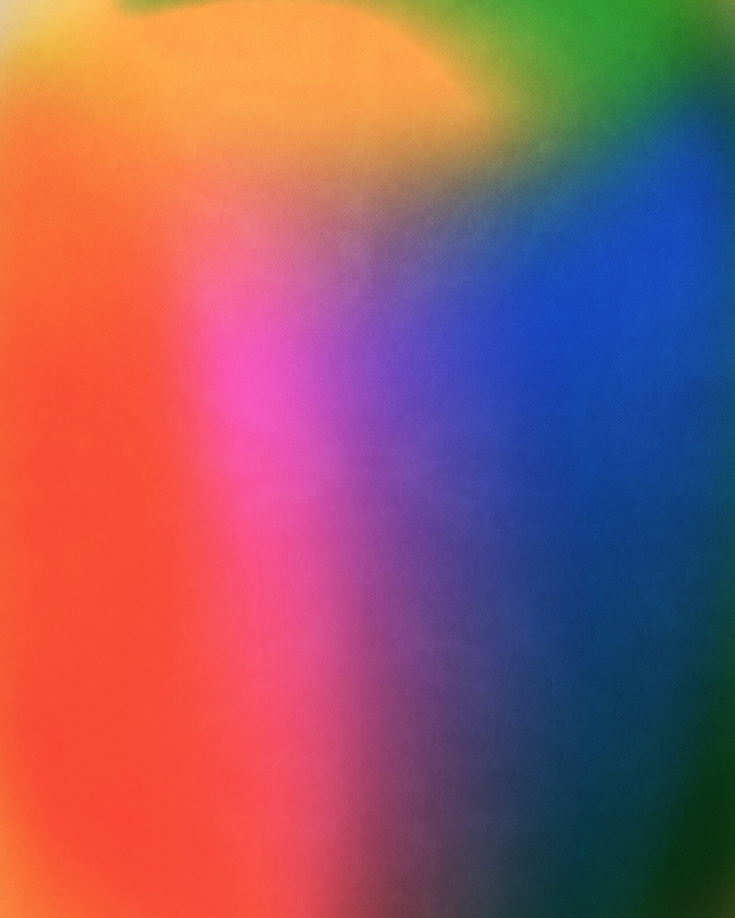 Close up detail of Untitled (2025) giclée print showing paper texture and vibrant gradient colors