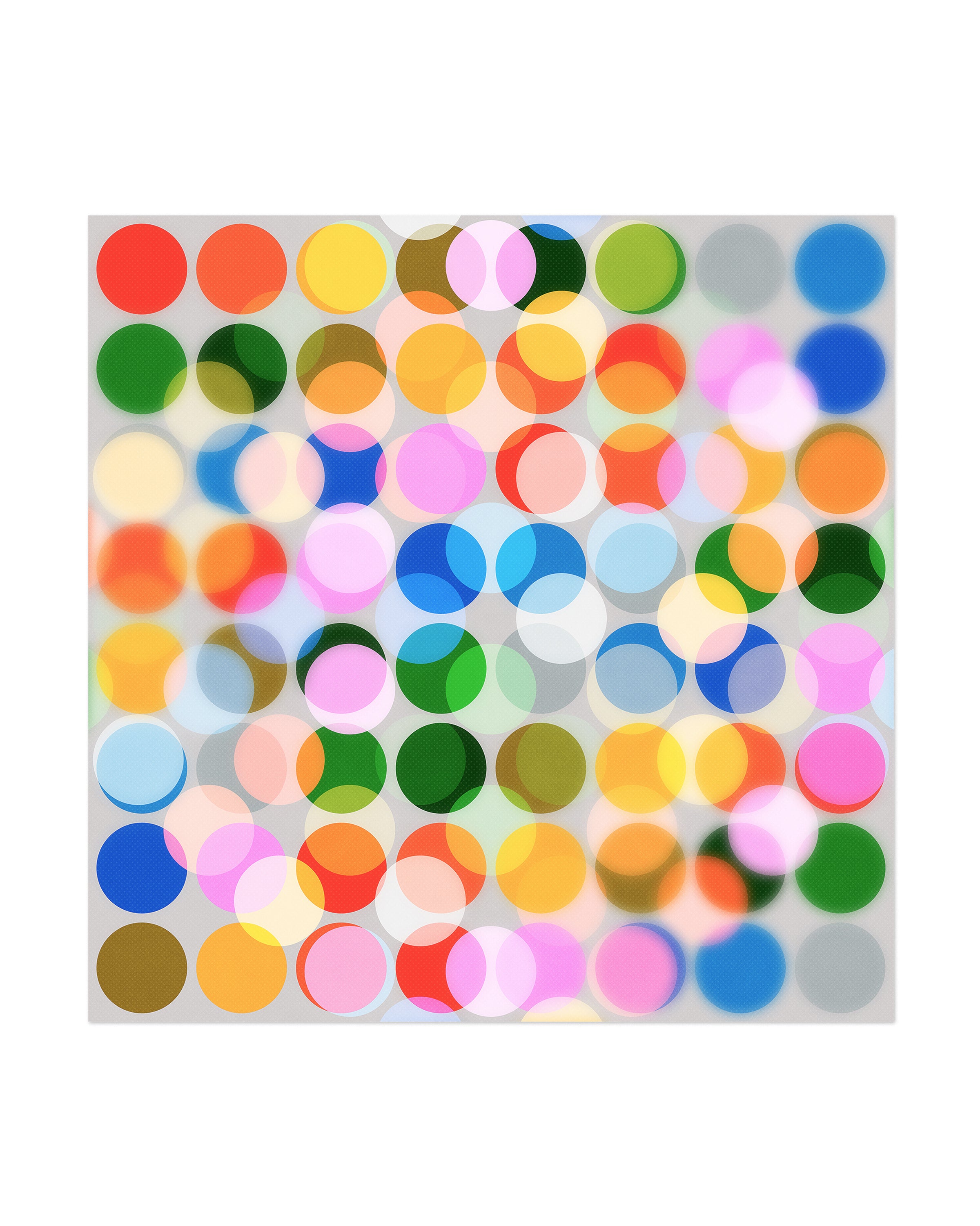 Disco (2025) colorful contemporary art print by Jerry-Lee Bosmans, unframed fine art giclée on matte paper