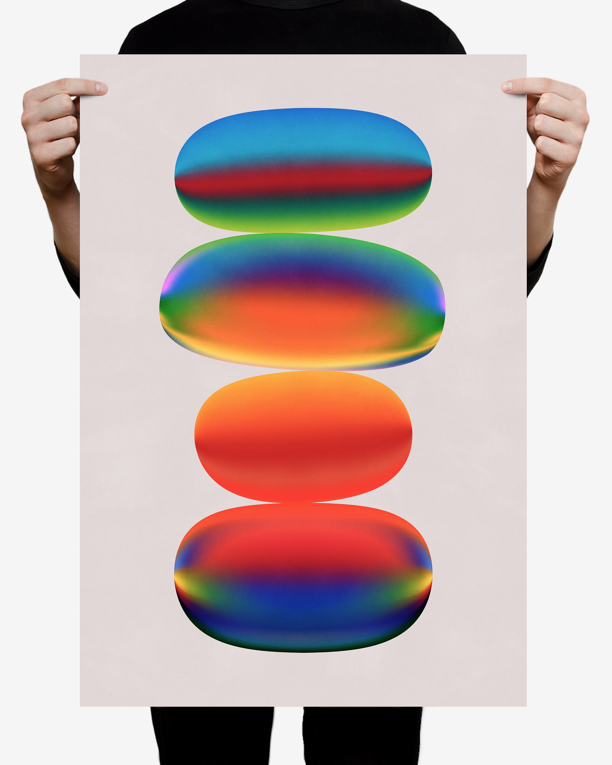Person holding Balance (2025) fine art print