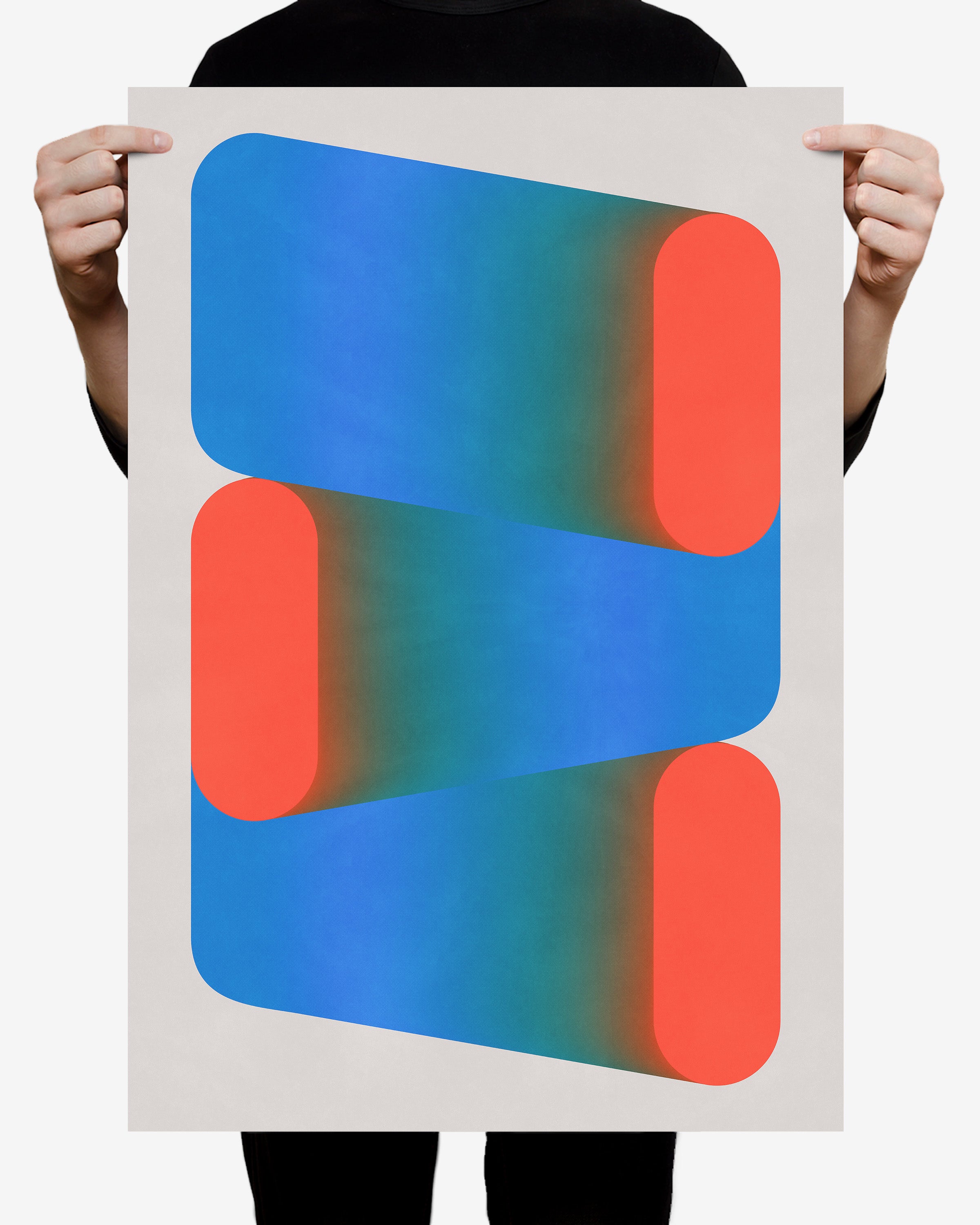 Person holding Jenga (2025) fine art print