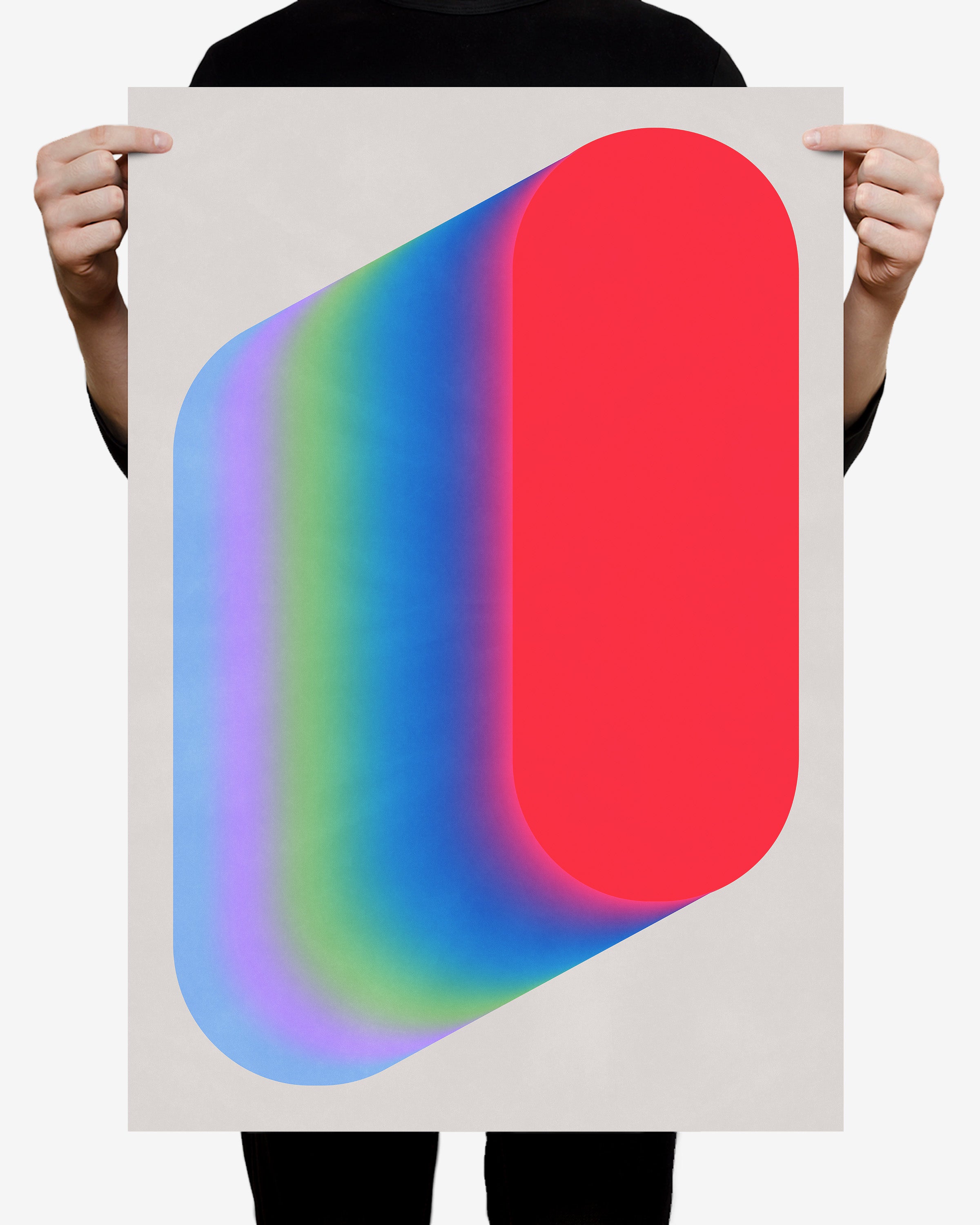 Person holding Pod (2025) fine art print
