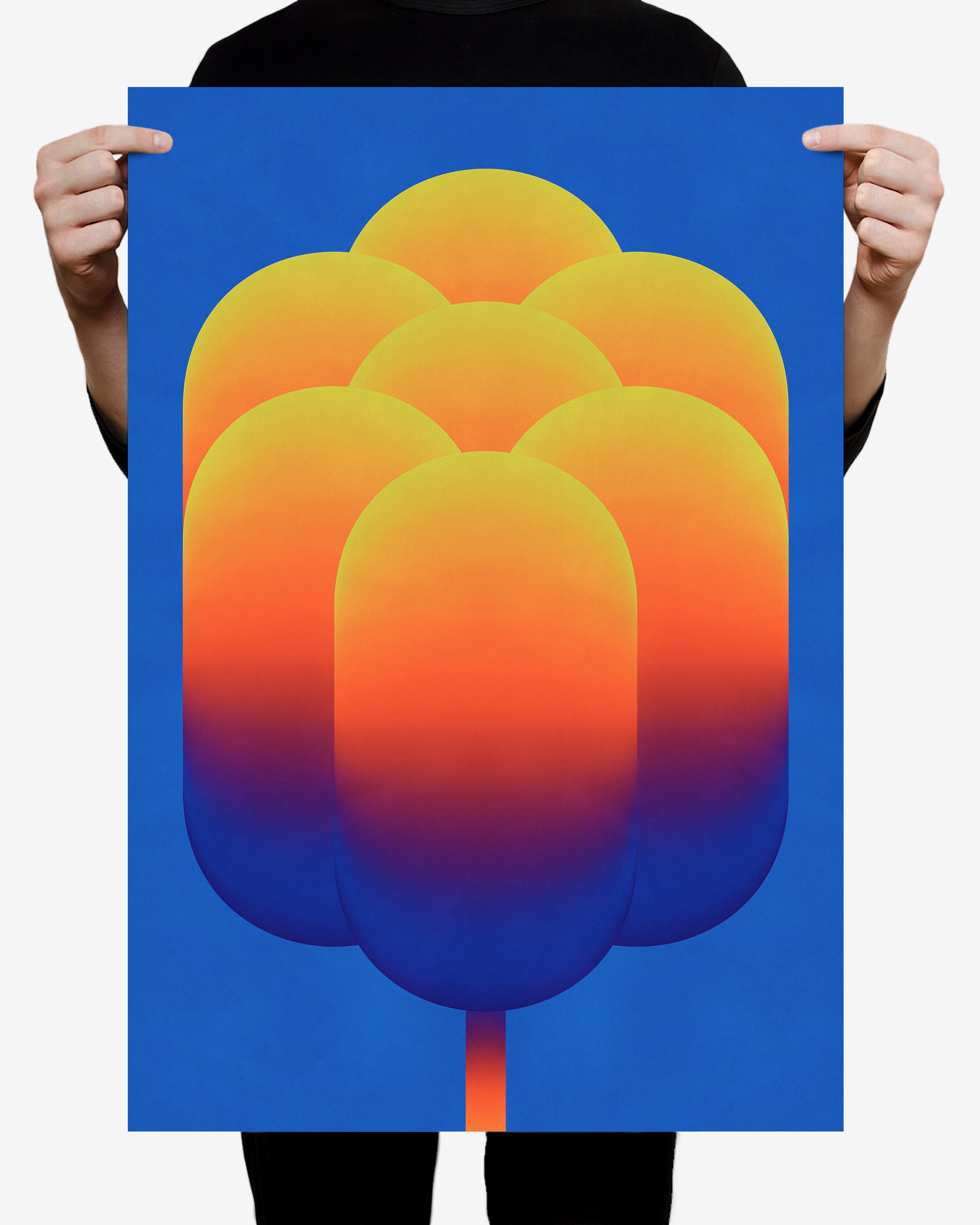 Person holding Spring (2025) fine art print