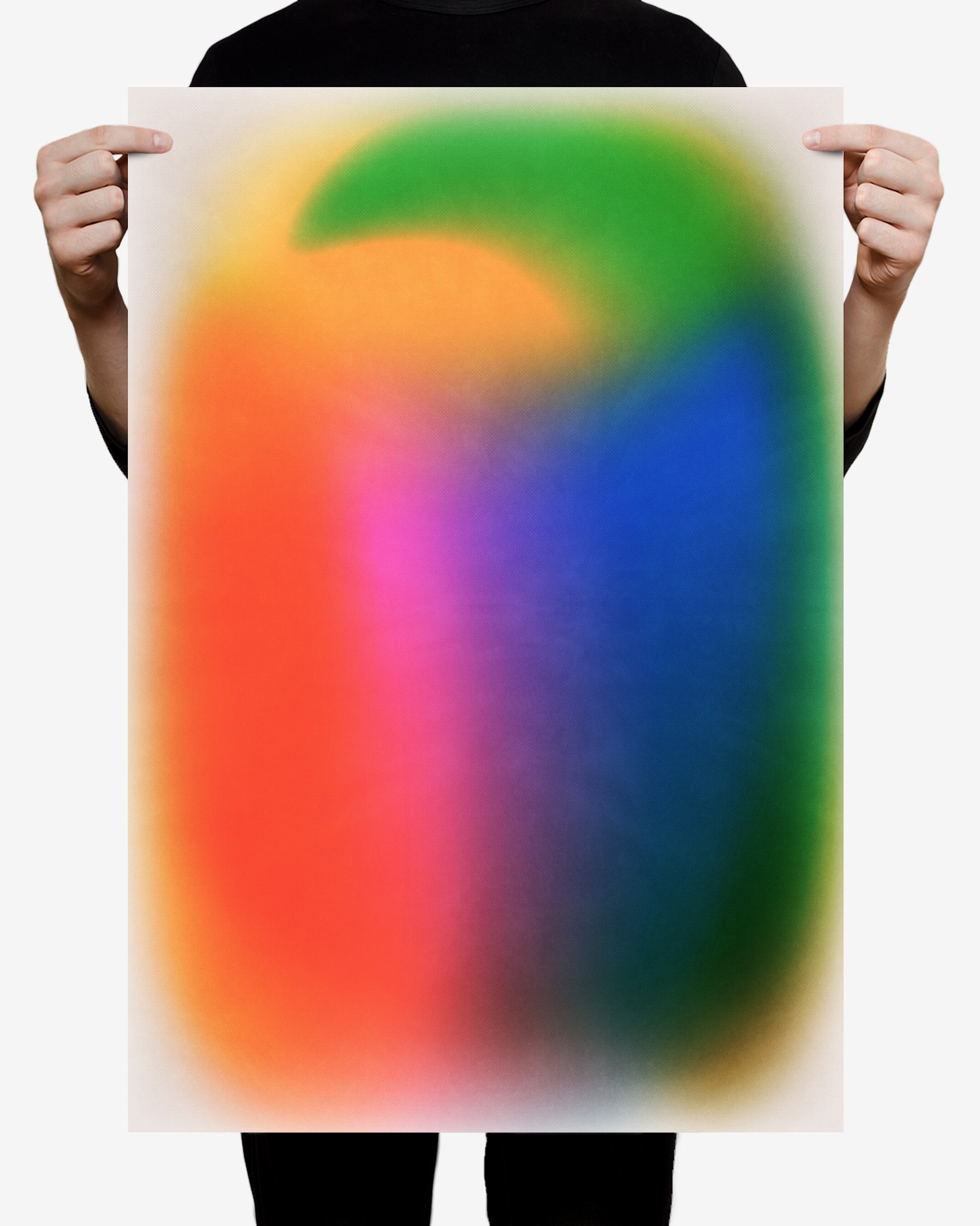 Person holding Untitled (2025) fine art print
