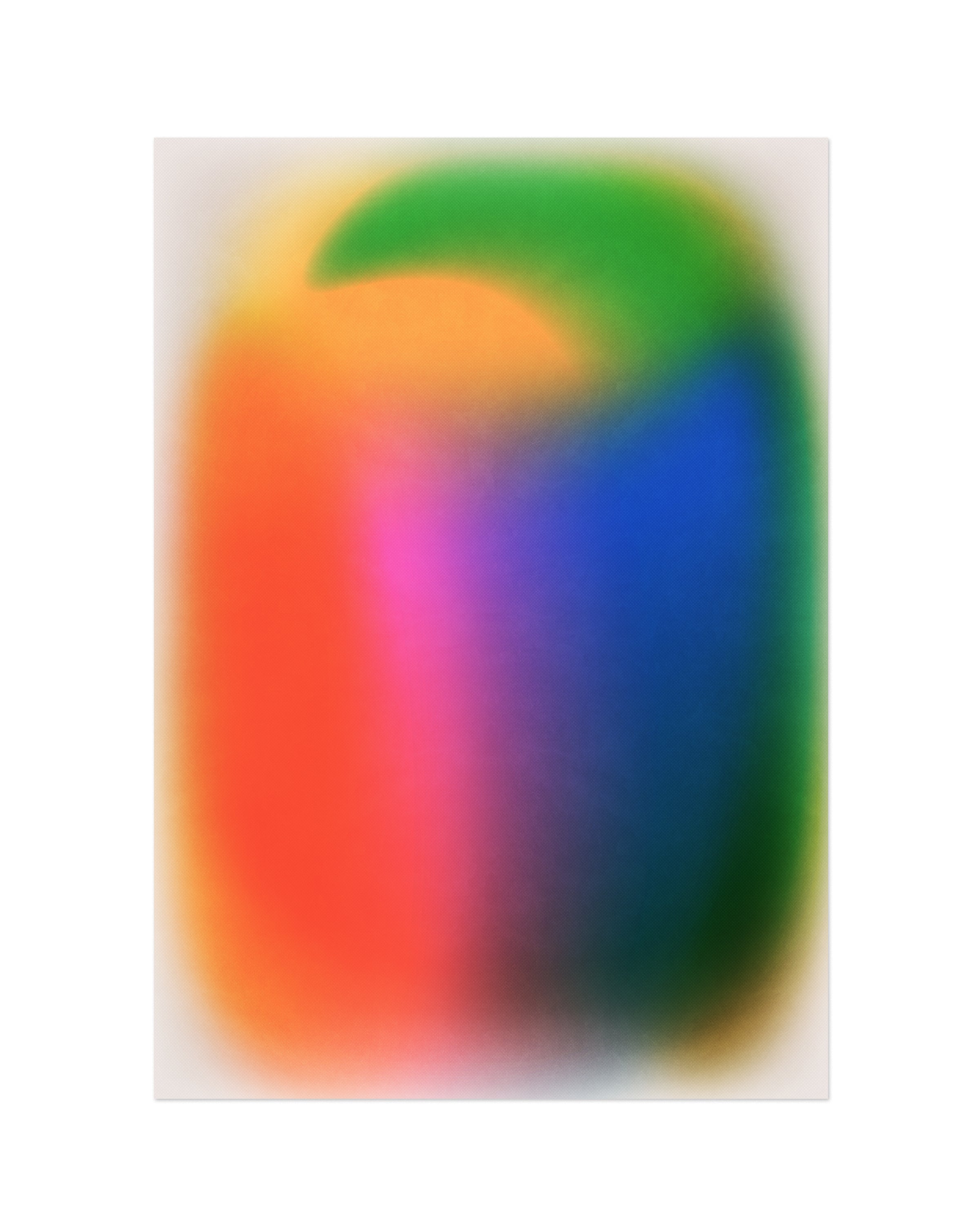 Untitled (2025) colorful contemporary art print by Jerry-Lee Bosmans, unframed fine art giclée on matte paper