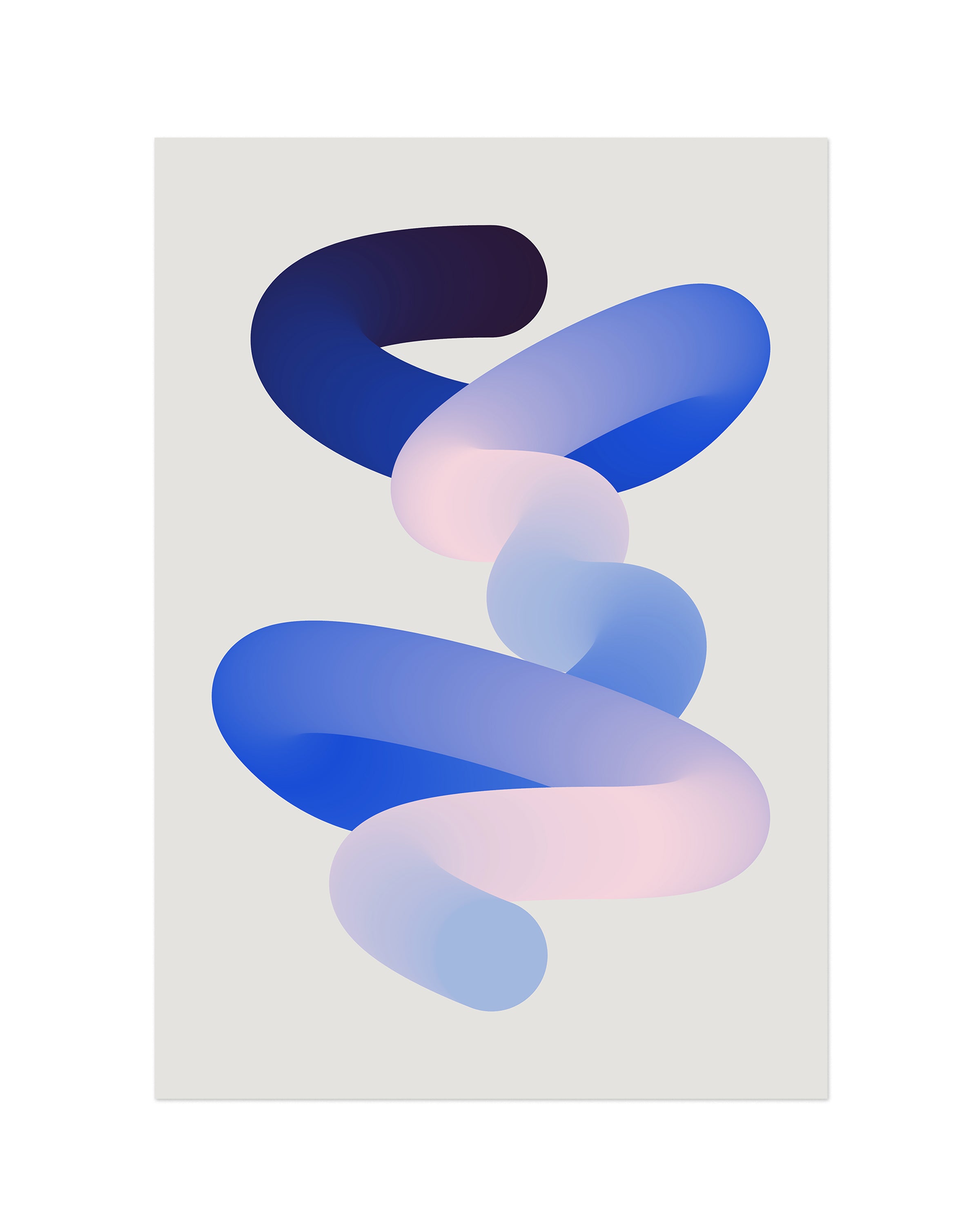 Wasted-2 (2023) colorful contemporary art print by Jerry-Lee Bosmans, unframed fine art giclée on matte paper